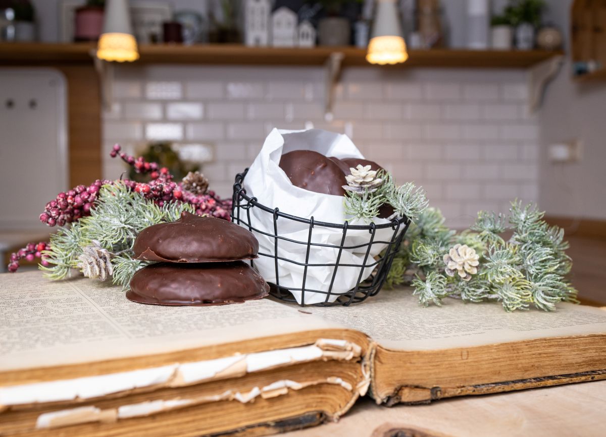 Elisenlebkuchen mit Schokolade